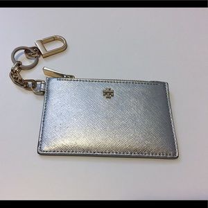 Tory Burch Robinson Card Case Key Ring
